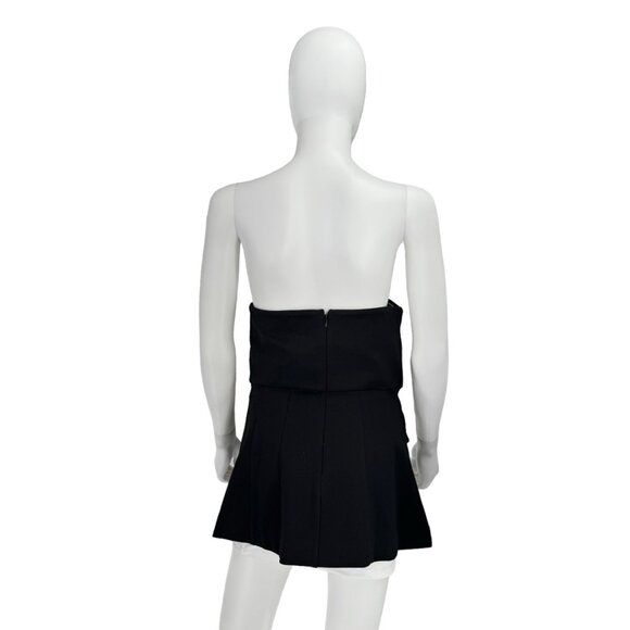 Tuckernuck NEW Black Noir Marnie Strapless Preppy Top Size Small - Picture 6 of 8
